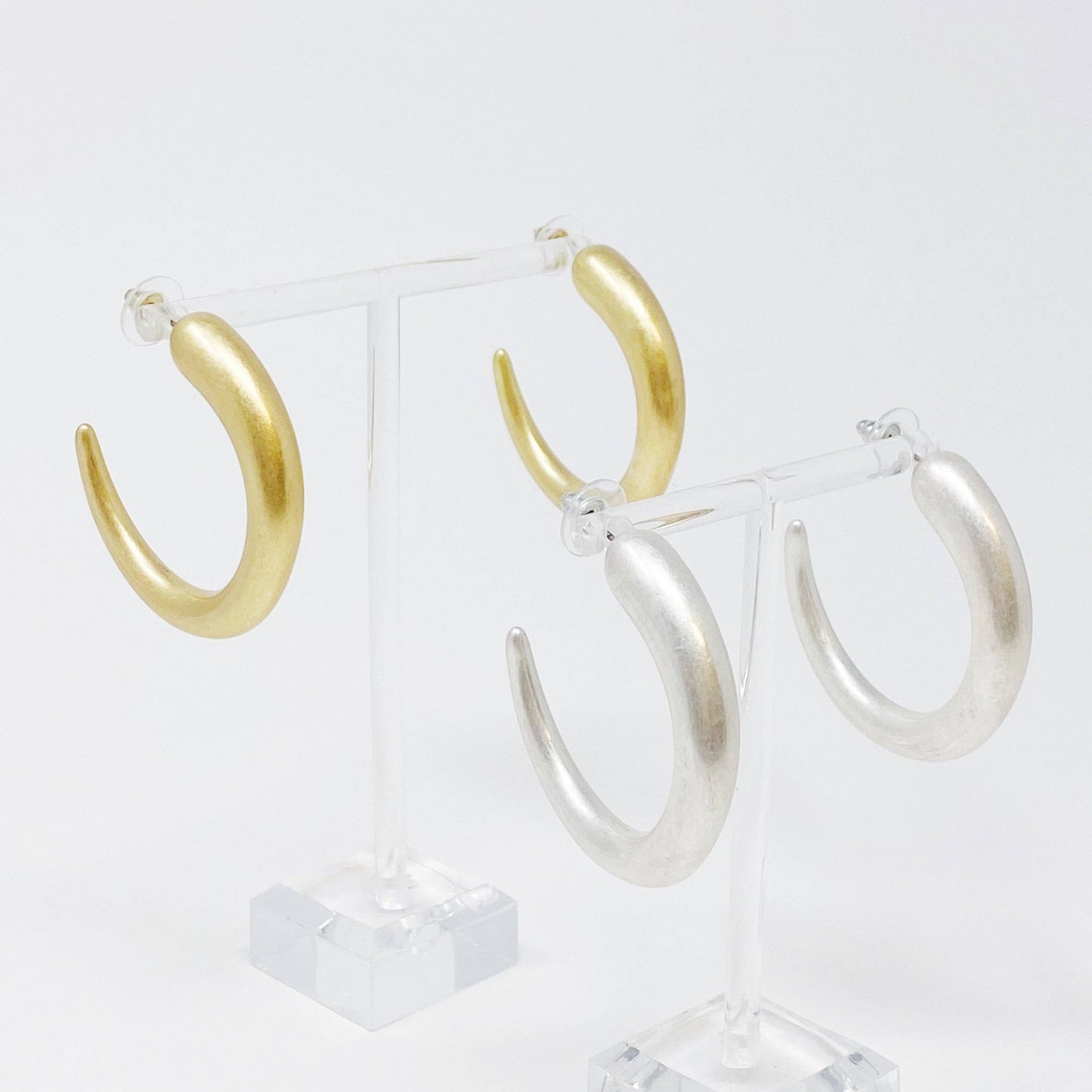 So Smooth Daily Hoop Earrings: Silver